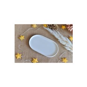 Acar Oval 26x15 cm Porselen Tabak