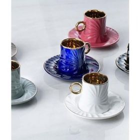 Acar Porselen SYT-011709/12 6'lı Kahve Fincan Takımı