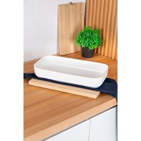 Acar Pure Royal 35.5 cm Dikdörtgen Sunum Kase