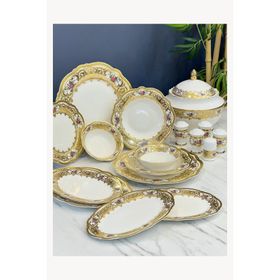 Acar Queen Victoria 60 Parça Bone China Macbeth Yemek Takımı