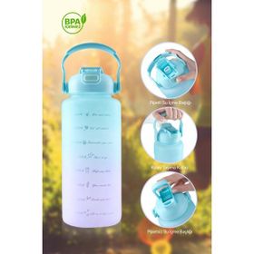 Acar Rainbow Renkli 2000 ml Matara