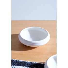 Acar SCT-21-0214 11.5 cm Bianco Perla Porselen Kase Yuvarlak Çerezlik