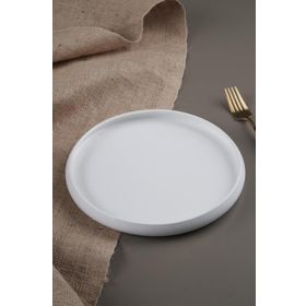 Acar Sct-21-0222/24 Bianco Perla Porselen 20 cm Yuvarlak Tabak