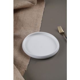 Acar Sct-21-0222/24 Bianco Perla Porselen 20 cm Yuvarlak Tabak