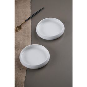 Acar Sct-21-0225/72 Bianco Perla 6'lı 13 cm Porselen Yuvarlak Tabak