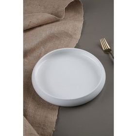 Acar SctT-21-0220/16 Bianco Perla Porselen 24 cm Yuvarlak Tabak