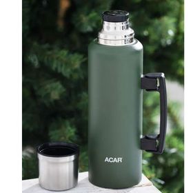 Acar TMS-08368 Karat X Serisi Paslanmaz Çelik 1.5 lt Yeşil Kamp Termos
