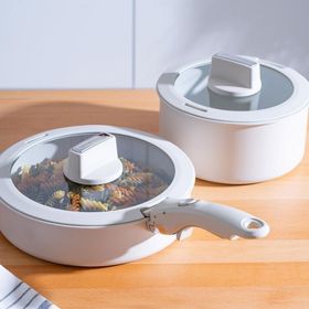 Acar Ultimate Pro 5 Parça Cam Kapak Tencere Seti