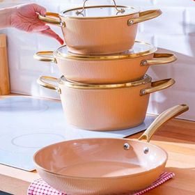 Acar Ultimate Pro 7 Parça Rose Gold Tencere Seti