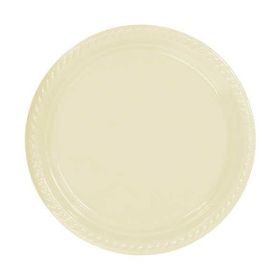 Acar Yuvarlak Krem Renkli 22 cm Süs Tabak