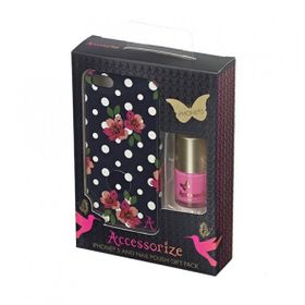 Accessorize Apple iPhone 5S-5 Puantiyeli Ojeli Sert Kılıf
