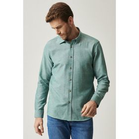 AC&Co Altınyıldız classics Düğmeli Yaka Tailored Slim Fit Oxford Gömlek