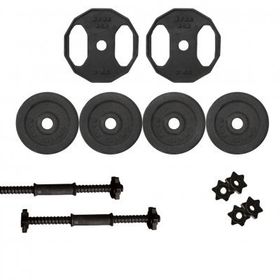 ACD Spor 20 kg Demir Döküm Dambıl Set