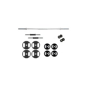 ACD Spor 40 kg Döküm Halter Dambıl Ağırlık Seti 120 cm Uzun Barlı Set