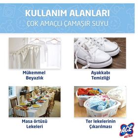 Ace Çiçek Kokulu Ultra Köpük Yoğun 700 ml Çamaşır Suyu & Yağ Çözücü