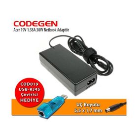 Acer 19V 1.58A Adaptör
