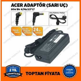 Acer 19V 4.74A 5.5x1.7 Adaptör Şarj Aleti