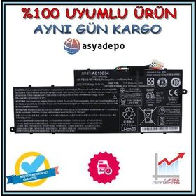 Acer AC13C34 Uyumlu Laptop Batarya Pil