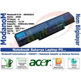 Acer Aspire 2930-844G32MN Batarya