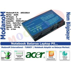 Acer Aspire 3100-5100 BATBL50L6 Notebook Bataryasısı