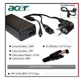 Acer Aspire 5580 Sarj Adaptörü