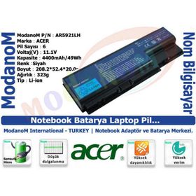 Acer Aspire 6935G Uyumlu Notebook Batarya