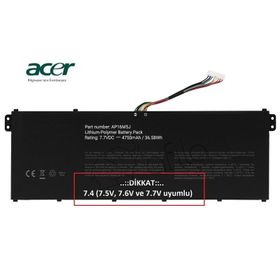 Acer Aspire A114-31-P12W Notebook Bataryası