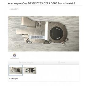 Acer Aspire One D255E D255 D225 D260 Uyumlu Laptop İşlemci Fan