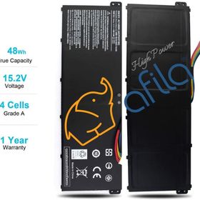 Acer Aspire R3-131T R5-431T V2 15.2V Uyumlu Laptop Batarya Pil