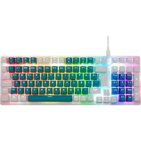 Acer Emachines EAK100 USB Kablolu RGB Backlight Red Switch Mekanik Türkçe Q 100 Tuşlu Yeşil-Beyaz Gaming Klavye