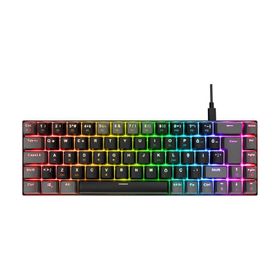 Acer Emachines EAK68 USB Kablolu RGB Backlight Red Switch Mekanik Türkçe Q 68 Tuşlu Siyah-Gri Gaming Klavye