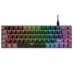 Acer Emachines EAK68 USB Kablolu RGB Backlight Red Switch Mekanik Türkçe Q 68 Tuşlu Siyah-Gri Gaming Klavye