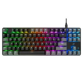 Acer Emachines EAK87 USB Kablolu RGB Backlight Red Switch Mekanik Türkçe Q 87 Tuşlu Siyah-Gri Gaming Klavye