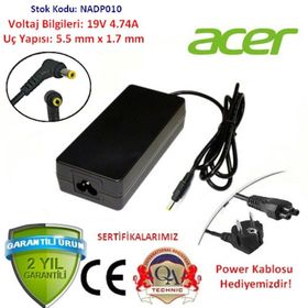 Acer Extensa 5610G 19V 4.74A 90W Uyumlu Adaptör