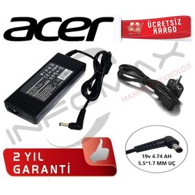 Acer Extensa 5630EZ 5630EZ-421G25MN Uyumlu Adaptör
