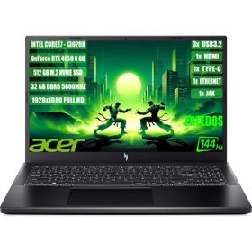 Acer Nitro V 15 ANV15-51 NH.QNBEY.002-32 i7-13620H 32GB RAM 512GB SSD RTX 4050 FreeDOS 15.6 inç 144 Hz Oyun Bilgisayarı