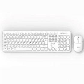 Acer OAK-920 Beyaz Kablosuz Sessiz Tuşlu 2.4 Ghz Klavye Mouse Set