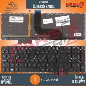 Acer Predator G9-792-77M9 Işıklı Siyah Notebook Klavye