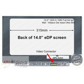 Acer Swift 1 SF114-33-C00H Lcd Led Panel Uyumlu Laptop Ekran