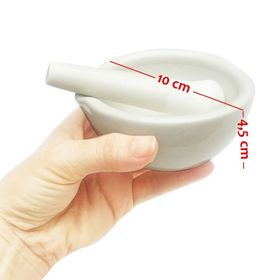 Achem 100 mm Porselen Havan