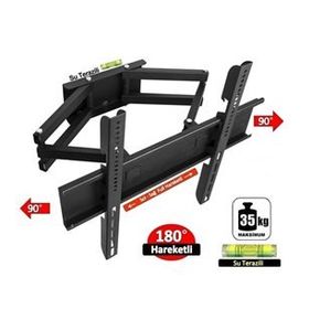 Achill 52'' - 132 Su Terazili Ekran Çift Kollu Hareketli Led Tv Askı Aparatı