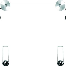 Achill DFGJKNS3 Sled 2000 A New 32'' - 55'' Çelik Telli İpli Tv Askı Aparatı
