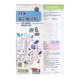 Açı 6.sınıf Fen Bilimleri Yaprak Test