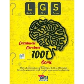 Açı 8. Sınıf Lgs Çözülmesi Gereken 1001 Soru - Kolektif