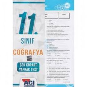 Açı Yayınları 11.Sınıf Coğrafya Yaprak Test