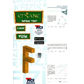 Açı Yayınları 11.Sınıf Efsane Fizik Çek Kopart Yaprak Test