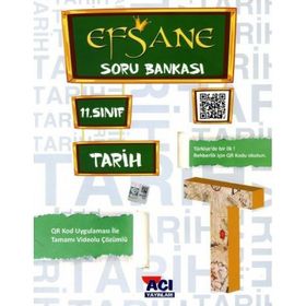 Açı Yayınları 11. Sınıf Tarih Efsane Soru Bankası