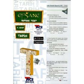 Açı Yayınları 11. Sınıf Tarih Efsane Yaprak Test