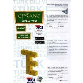 Açı Yayınları 11.Sınıf Türk Dili ve Edebiyatı Efsane Yaprak Test
