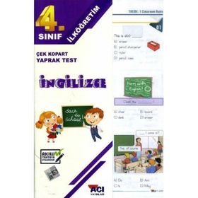 Açı Yayınları 4.Sınıf İngilizce Yaprak Test